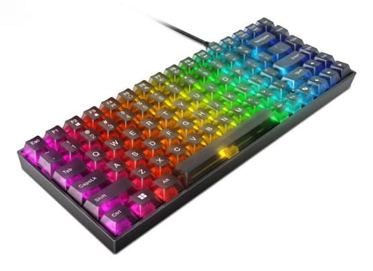 Lenovo Legion K510 Mini Pro keyboard Gaming USB QWERTY UK English Black, Transparent