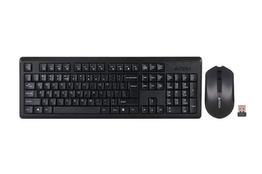 A4Tech 4200N - USB Wired Keyboard &amp; Mouse Combo - Black