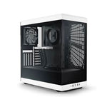 HYTE Y40 Midi Tower ATX Case Panoramic Glass Dual Radiator Support - Black/White