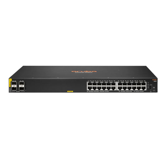 Aruba 6000 24G Class4 PoE 4SFP 370W Managed L3 Gigabit Ethernet (10/100/1000) Power over Ethernet (PoE) 1U R8N87A#ABB