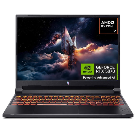 Acer Nitro V AMD Ryzen 7 16GB RAM 1TB SSD RTX 5070 180Hz Inch Inch Windows 11 Gaming Laptop