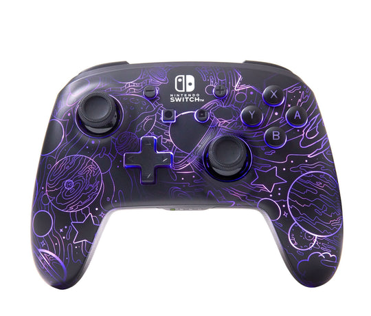 PowerA Enhanced Wireless Controller for Nintendo Switch with Lumectra - Galactic Vortex