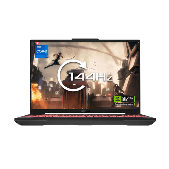 ASUS - TUF Gaming + FX607VU-RL033W + Gaming Laptop - Intel Core i7-13620H - NVIDIA GeForce RTX 4050 - 16GB RAM - 512GB SSD - 16-inch WUXGA - Windows 11 Home - Black, Grey