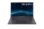 لابتوب ال جي جرام 16ZB90R، شاشة 16 انش WQXGA، بمعالج انتل كور i7 i7-1360P، ذاكرة 16 جيجابايت LPDDR5-SDRAM، سعة تخزين 1 تيرابايت SSD، ويندوز 11 برو، أسود