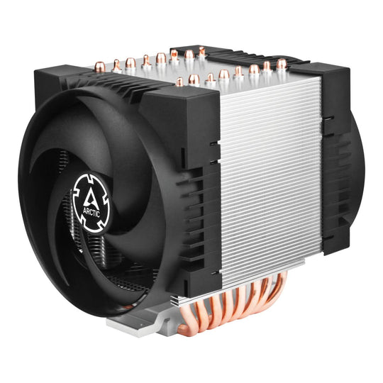 ARCTIC Freezer 4U-M Rev. 2 4U Server Air Cooler – 350W TDP – 2x 120mm Fans – Black
