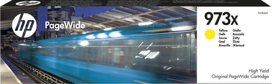 HP F6T83AE/973X Ink cartridge yellow, 7K pages ISO/IEC 24711 86ml for HP PageWide P 55250/Pro 452/Pro 477