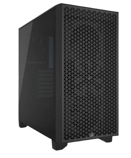 Corsair 3000D Airflow Mid Tower ATX Case High-Airflow Design - Black