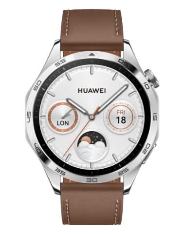 Huawei WATCH 4 3.63 cm (1.43") AMOLED 46 mm Digital 466 x 466 pixels Touchscreen Stainless steel GPS (satellite) 55020BGW