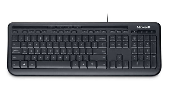 Microsoft Wired 600 - USB Business Keyboard - QWERTY US English Black