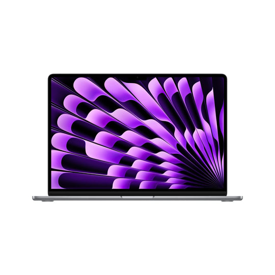 Apple - MacBook Air + 15-inch + Laptop - Apple M3 - Apple GPU (10-core) - 16GB RAM - 256GB SSD - 15.3-inch (2880x1864) - macOS Sequoia - Space Grey