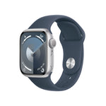 Apple Watch Series 9 41mm Digital 352 x 430 pixels Touchscreen Silver Wi-Fi GPS (satellite) MR903QA/A