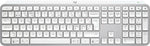Logitech MX Keys S keyboard Universal RF Wireless + Bluetooth QWERTY Danish, Finnish, Norwegian, Swedish Aluminium, White