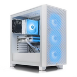 Gigate Gaming Desktop PC, AMD Ryzen 7, NVIDIA GeForce RTX 4060, 16GB RAM, 1TB SSD, White