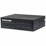 محول إنتلينيت 8 منافذ إيثرنت Gigabit مع دعم PoE+، متوافق مع IEEE 802.3at/af، قدرة 60 واط، سطح المكتب، بوكس