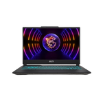 لابتوب MSI Cyborg 15 A12U Gaming، معالج Intel Core i5-12450H، بطاقة رسومات NVIDIA GeForce RTX 2050، ذاكرة 8 جيجابايت DDR5، تخزين 512 جيجابايت SSD، شاشة 15.6 بوصة Full HD، أسود