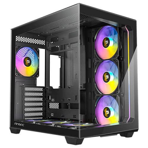 Antec C5 Mid Tower ATX Case Dual-Chamber ARGB - Black
