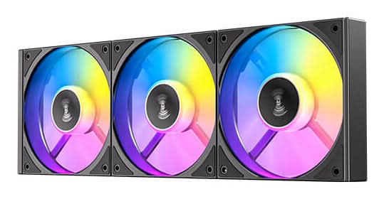 Antec C120 ARGB Black 3-Pack Case Fans - 120mm PWM - Daisy-Chain ARGB