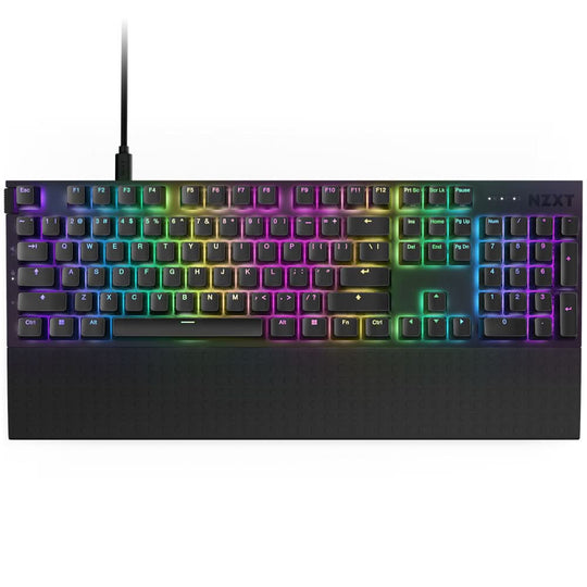 NZXT Function 2 - USB Wired Gaming Keyboard - UK English Black
