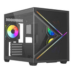 VIDA ARCADE Midi Tower Micro-ATX Case - Black