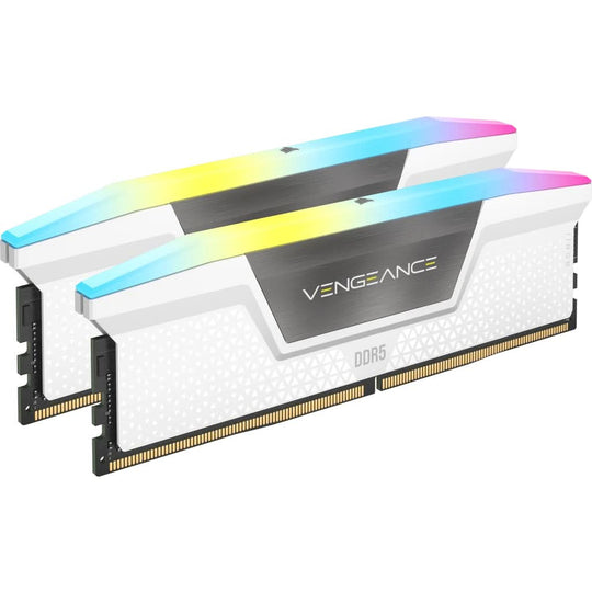 Corsair Vengeance CMH32GX5M2B6400C36W 32GB (2 x 16GB) 6400MHz DDR5 RGB Memory Module - White