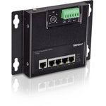 Trendnet TI-PG50F network switch Unmanaged Power over Ethernet (PoE) Black