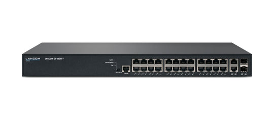 LANCOM GS-2326P+ Managed L2 PoE+ Switch - 24 x Gigabit (PoE+), 2 x Combo SFP - 185W - 1U Black