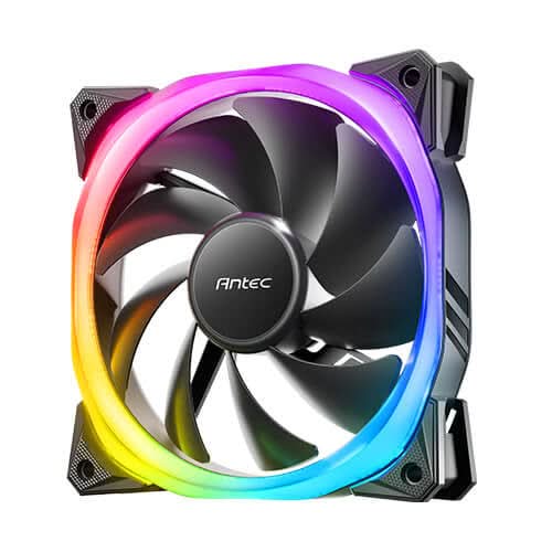 Antec Fusion 120 ARGB Case Fan - 120mm PWM - Hydraulic Bearing - Black