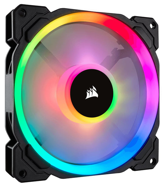 Corsair LL140 RGB PWM Fan - 140mm Dual Light Loop (Single Pack/Expansion)