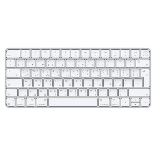 Apple Magic Keyboard - USB + Bluetooth Wireless Keyboard - Aluminium, White