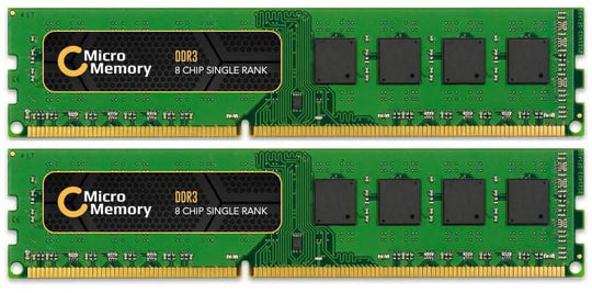 CoreParts MMKN073-16GB 16GB (2x8GB) 240-Pin DDR3 1600MHz Memory Module - Green