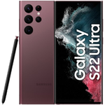 Samsung Galaxy S22 Ultra, 6.8" Inch, 256GB/8GB Dual SIM 5G Mobile Phone, Burgundy +Pen
