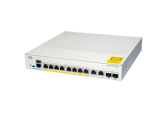 Cisco Catalyst C1000-8T-2G-L 8-Port Gigabit Switch with 2 Combo SFP Ports