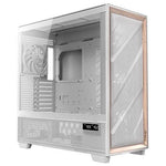 Antec FLUX PRO White EUV Full Tower ATX Case Wood Accent - White/Wood
