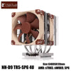Noctua NH-D9 TR5-SP6 4U computer cooling system Processor Air cooler 9.2 cm Light brown