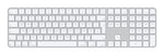 Apple Magic Keyboard with Touch ID - USB + Bluetooth Wireless Keyboard - QWERTZ German - White