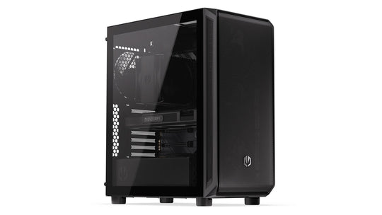 ENDORFY EY2A010 Midi Tower ATX Case with Tempered Glass - Black