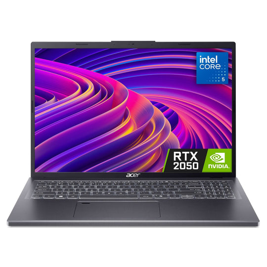 Acer - Aspire 16 A16-51GM + Productivity Laptop - Intel Core 5 120U - RTX 2050 4GB - 16GB RAM - 1TB SSD - 16" WUXGA - Windows 11 - Steel Grey