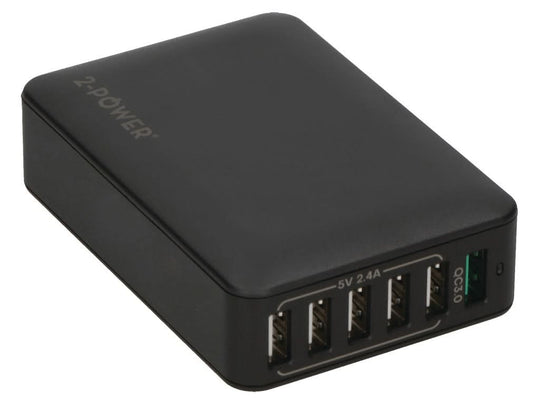 2-Power Multi-Port USB Charging Station 10A Max