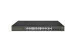 LevelOne Hilbert 28-Port Gigabit Smart Lite Switch, 24 x Gigabit RJ45, 4 x Gigabit SFP/RJ45 Combo