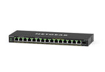 NETGEAR GS316EP Managed Gigabit Ethernet (10/100/1000) Power over Ethernet (PoE) Black GS316EP-100NAS