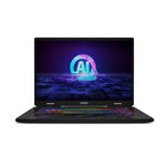 MSI Pulse 17 AI C1VGKG-001UK Laptop, Intel Core Ultra 9 185H, NVIDIA GeForce RTX 4070, 16 GB DDR5-SDRAM, 1 TB SSD, 17" Inch Quad HD+, Black