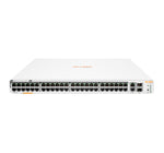 Aruba Instant On 1960 48G 40p Class4 8p Class6 PoE 2XGT 2SFP+ 600W Managed L2+ Gigabit Ethernet (10/100/1000) Power over Ethernet (PoE) 1U White JL809A#ACC