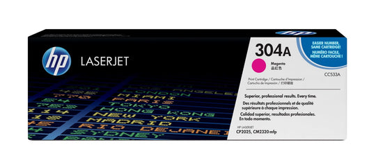 HP CC533A/304A Toner cartridge magenta, 2.8K pages ISO/IEC 19798 for HP CLJ CP 2025