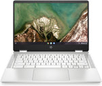 HP Chromebook 14a-na0009na Intel® Celeron® N4120 35.6 cm (14") Full HD 4 GB LPDDR4-SDRAM 64 GB eMMC Wi-Fi 5 (802.11ac) ChromeOS White