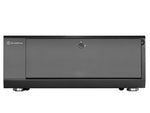 Silverstone GD10 HTPC ATX Case with Lockable Front Door - Black