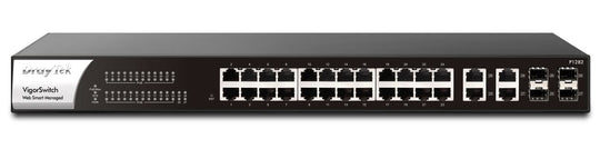 Draytek VigorSwitch P1282 24-Port Gigabit PoE+ Managed Switch