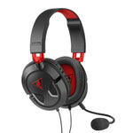 Turtle Beach Recon 50, Over-Ear Wired Gaming Headset with Mic, Black - Red, PC