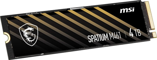 MSI SPATIUM M461 PCIe 4.0 NVMe M.2 4TB PCI Express 4.0 3D NAND
