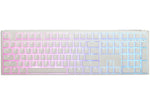 Ducky One3 Pure White Full - USB Wired Gaming Keyboard - UK English