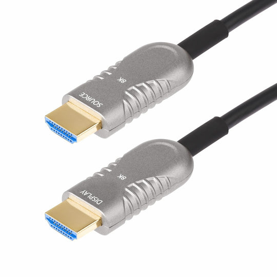كابل ستارتيك كوم 30 قدم (9.1 متر) HDMI 2.1 هجين نشط بصري (AOC)، تصنيف CMP، مناسب للتوصيل في الأماكن المغلقة، كابل ألياف بصرية HDMI 8K عالي السرعة 2.1/2.0، 48 جيجابت في الثانية، 8K 60Hz/4K 120Hz، HDR10+/FRL/TMDS/eARC
